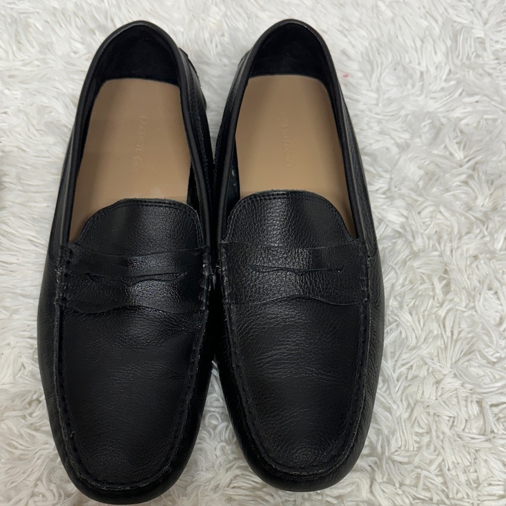 Lacoste Black Leather Men's Leather Loafers
